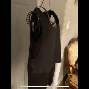 Forever21 black edgy tunic small NWT